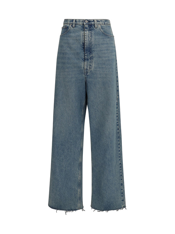 Maison Margiela 100% Cotton jeans in blue