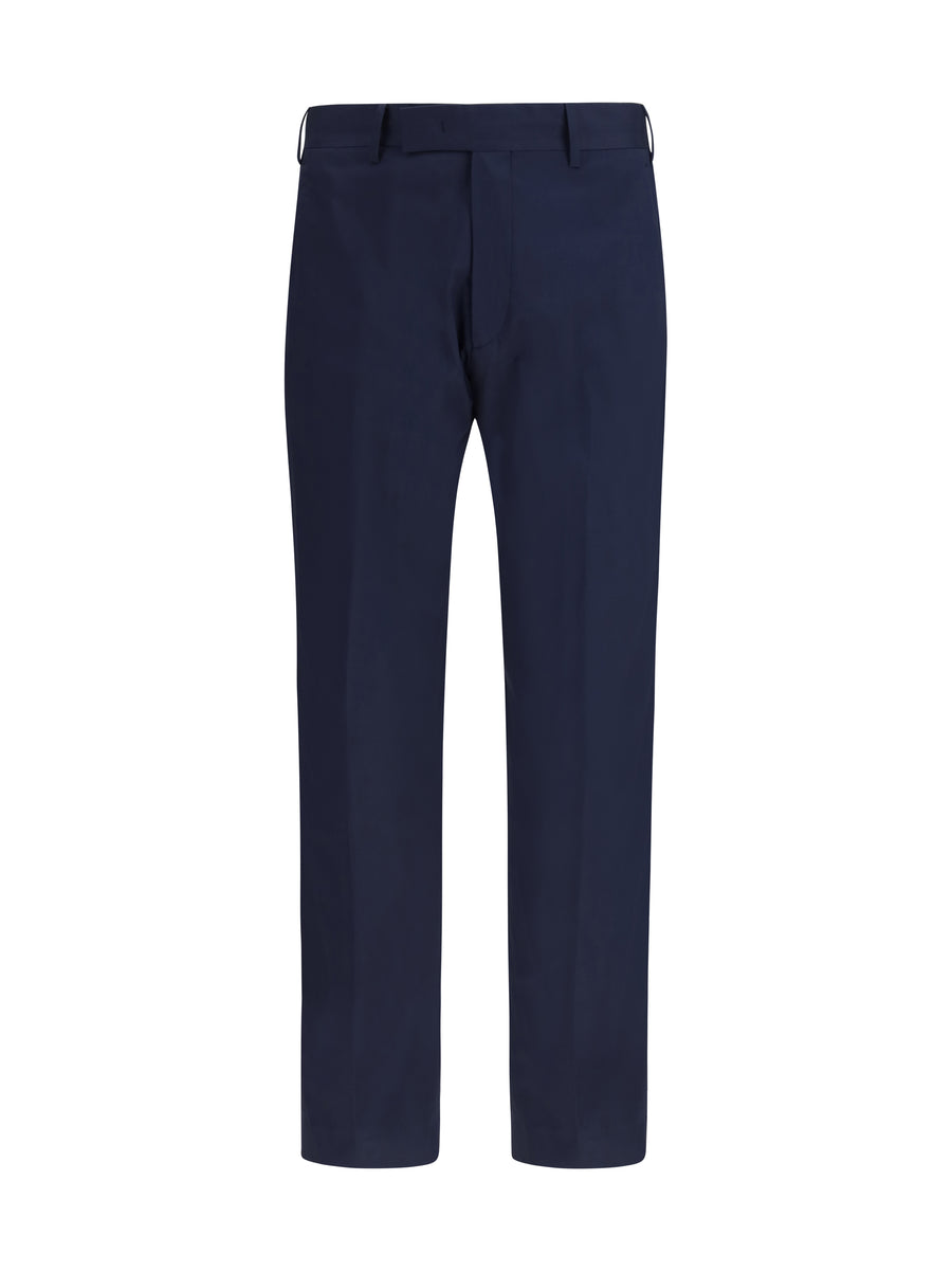Germano 100% Cotton trousers in navy