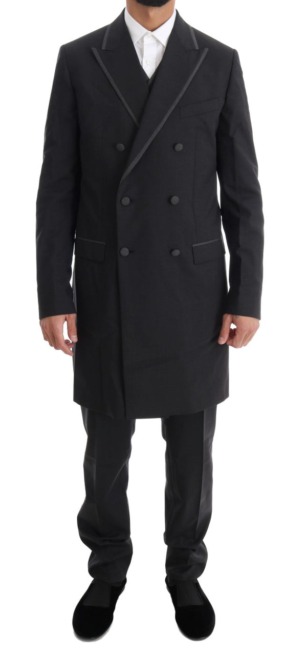 Dolce & Gabbana 97% Wool suit in gray