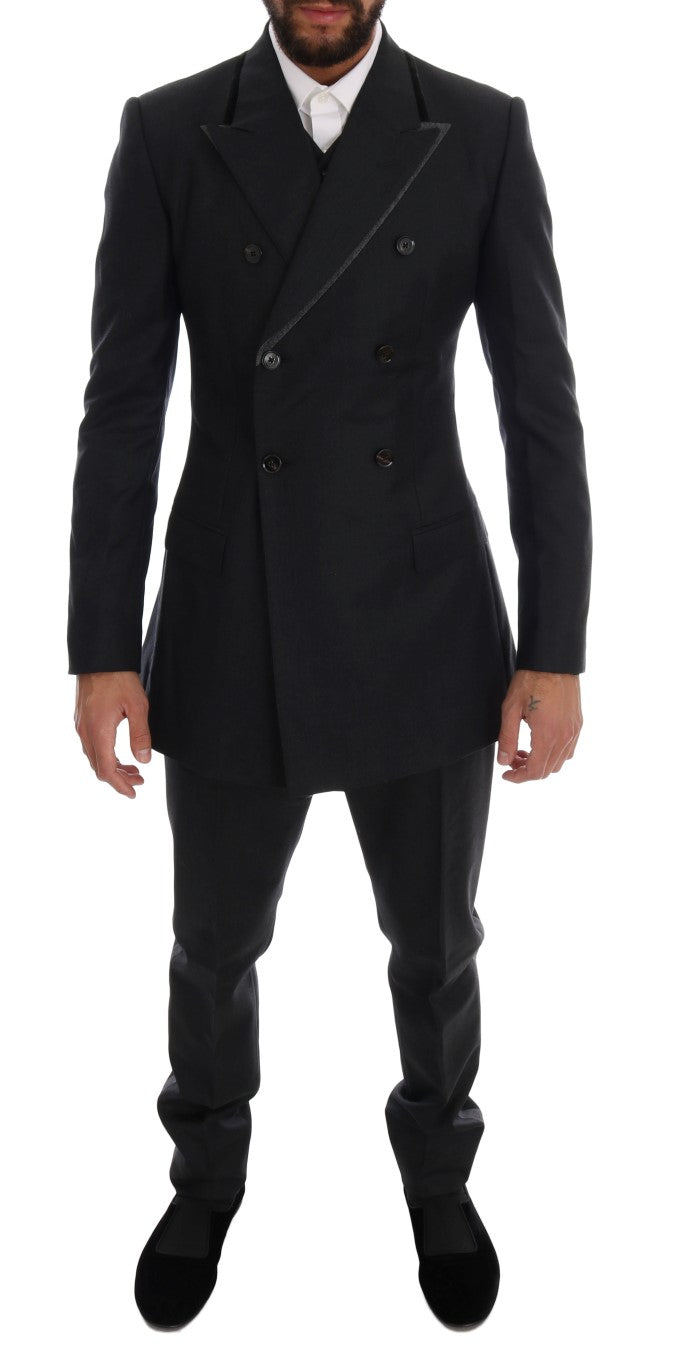Dolce & Gabbana 75% Wool suit in gray