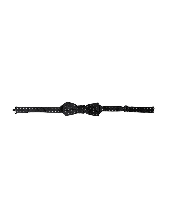 Dolce & Gabbana 100% Silk bow tie in black