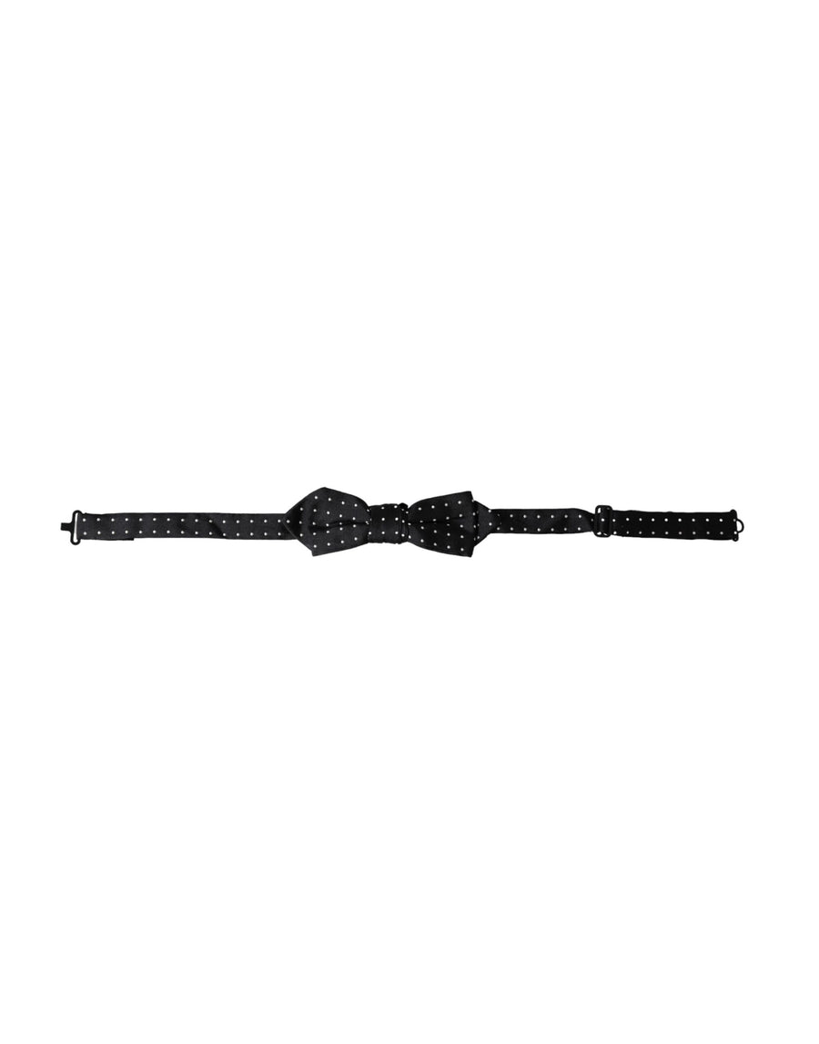 Dolce & Gabbana 100% Silk bow tie in black