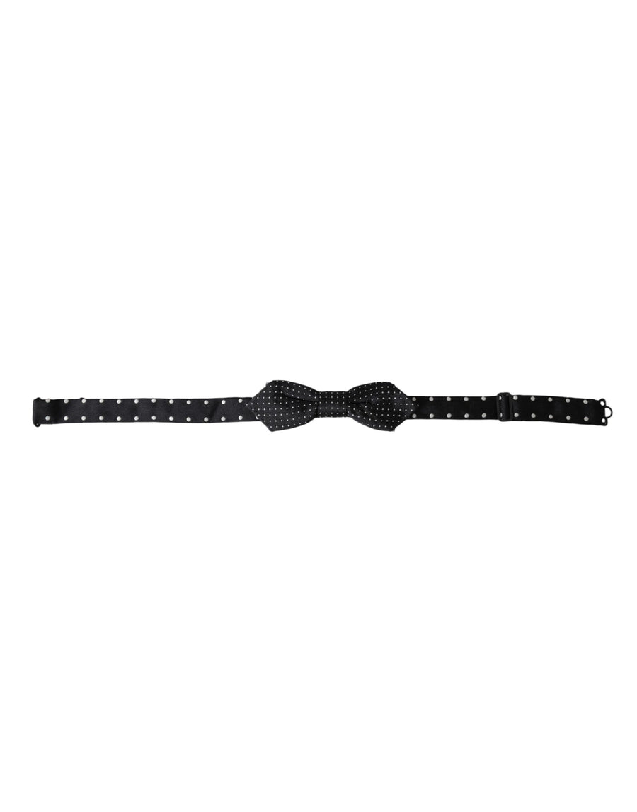 Dolce & Gabbana 100% Silk bow tie in black