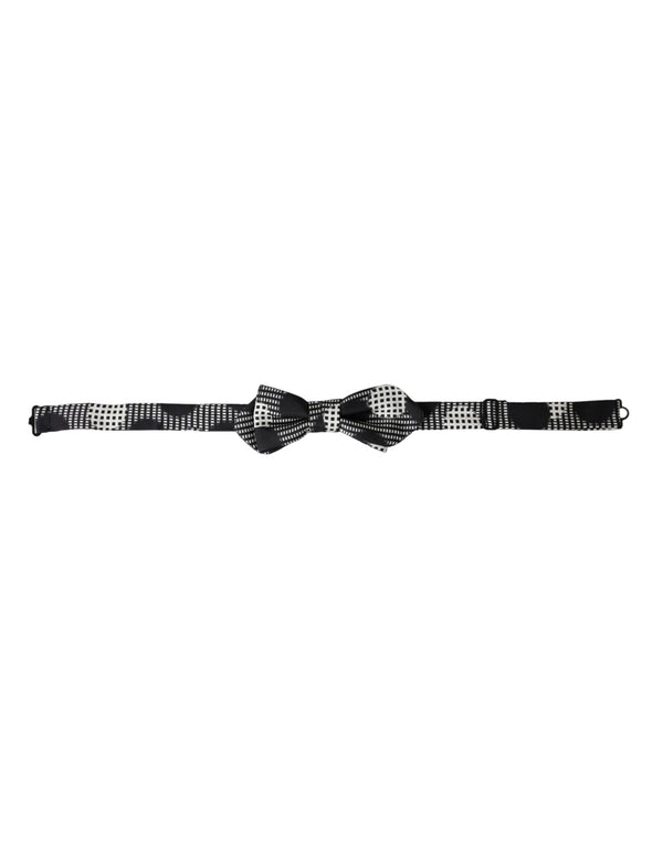Dolce & Gabbana 100% Silk bow tie in black