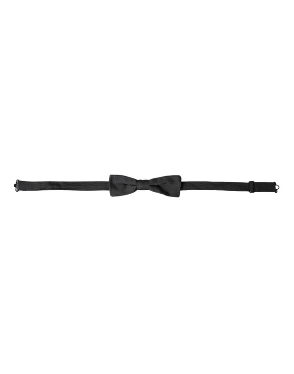 Dolce & Gabbana 100% Silk bow tie in black