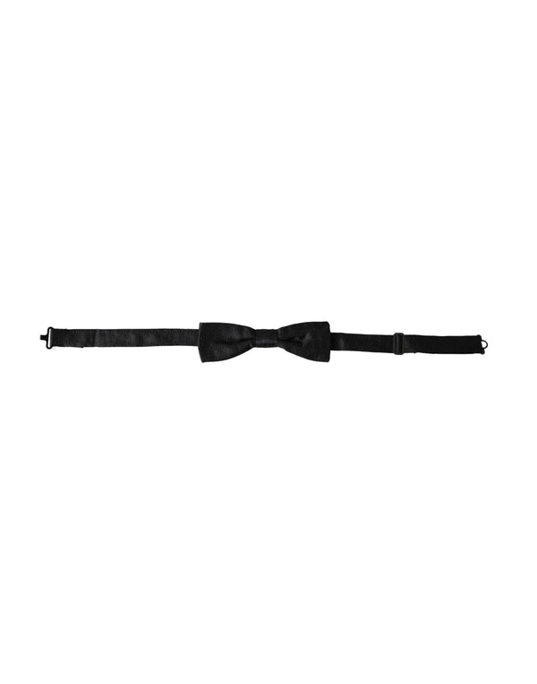 Dolce & Gabbana 100% Silk bow tie in black