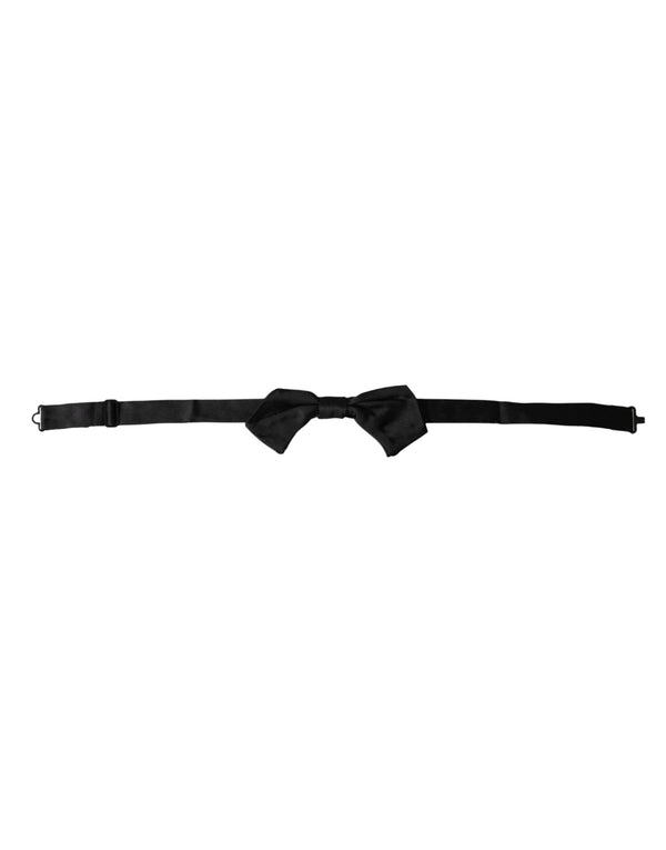 Dolce & Gabbana 100% Silk bow tie in black