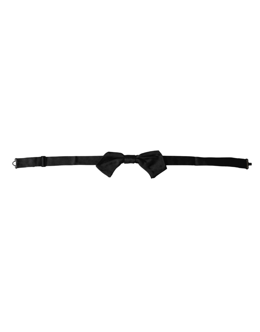 Dolce & Gabbana 100% Silk bow tie in black