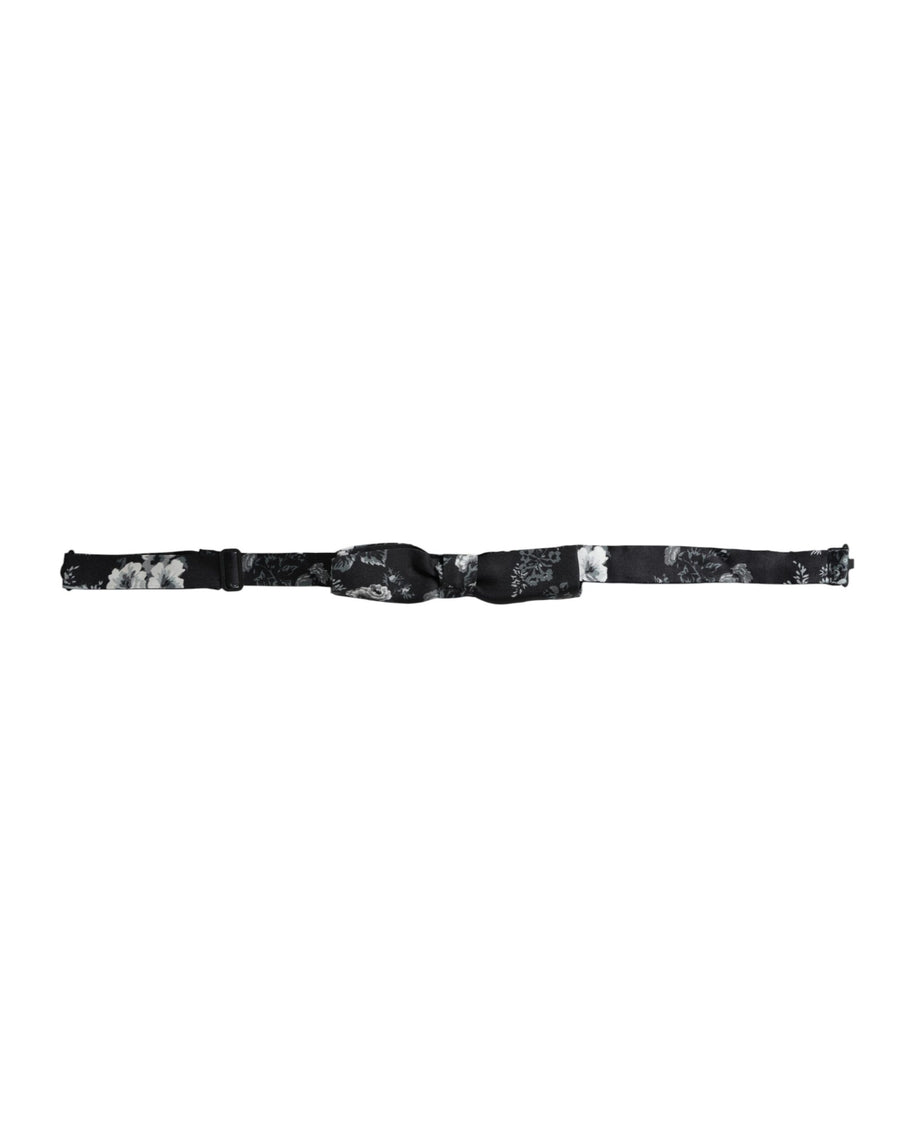 Dolce & Gabbana 100% Silk bow tie in black