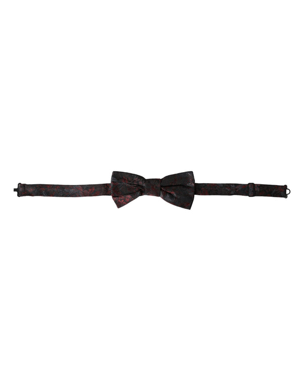 Dolce & Gabbana 100% Silk bow tie in black