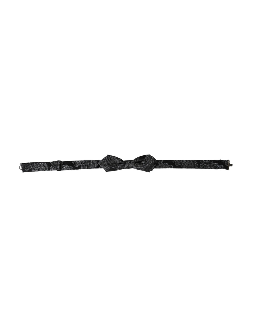 Dolce & Gabbana 100% Silk bow tie in black