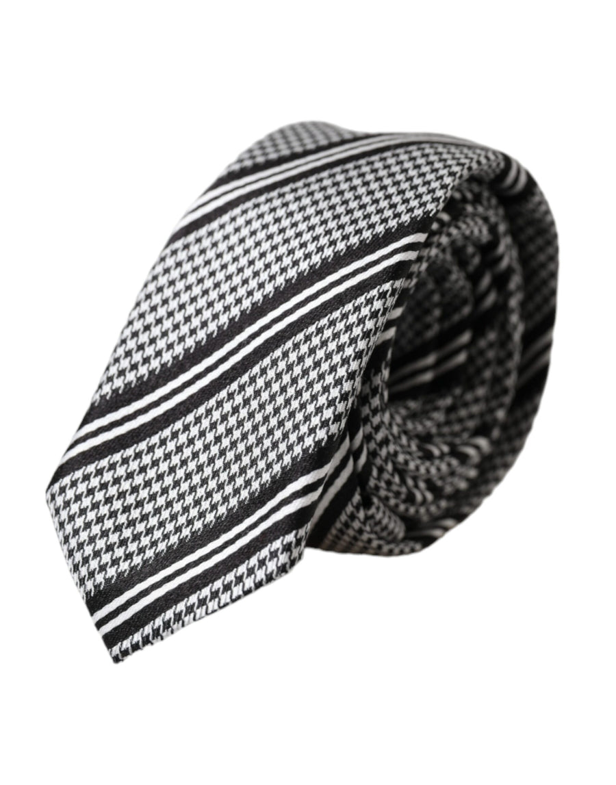 Dolce & Gabbana 100% Silk necktie in black