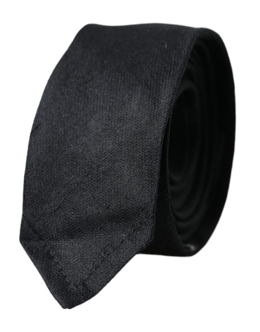 Dolce & Gabbana 100% Silk necktie in black