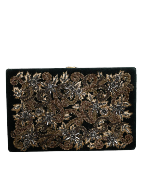 Dolce & Gabbana 20% Cotton clutch in black