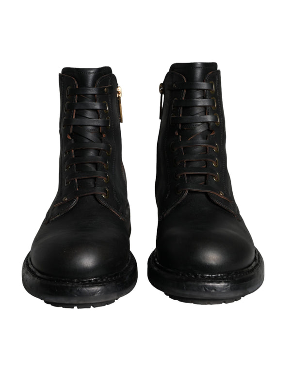 Dolce & Gabbana 100% Calf Leather boot in black