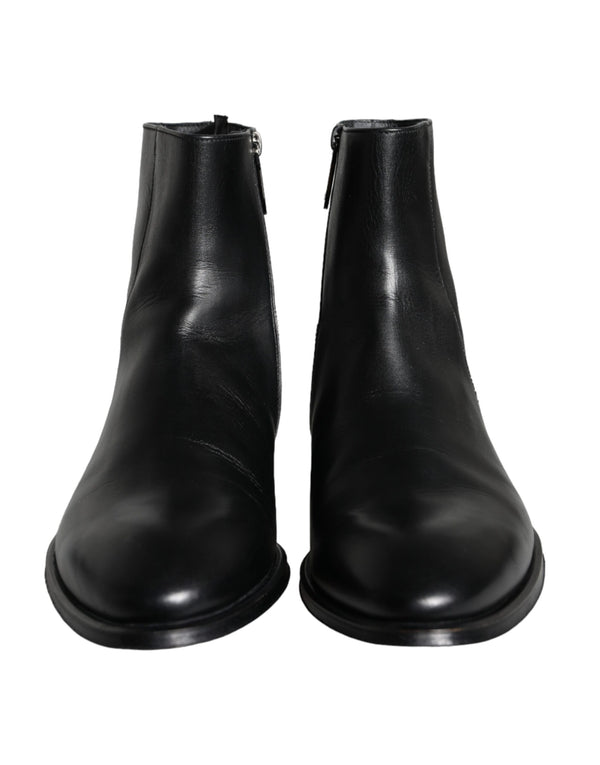 Dolce & Gabbana 100% Calf Leather ankle boot in black