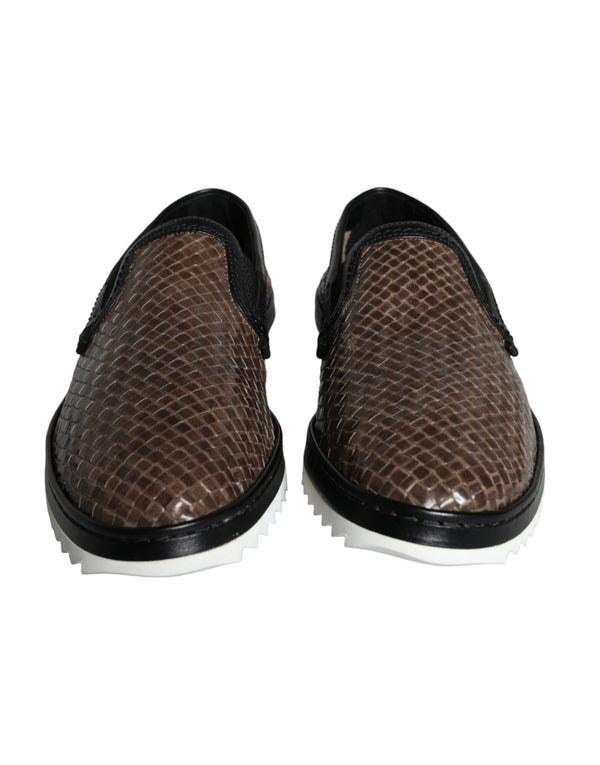 Dolce & Gabbana 90% Buffalo Leather loafer in brown