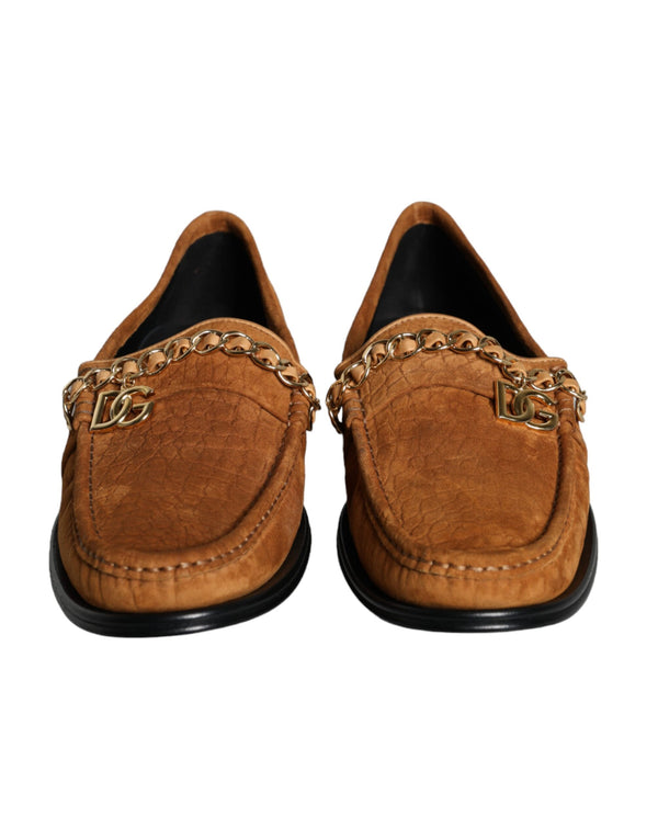 Dolce & Gabbana 100% Leather moccasin in brown