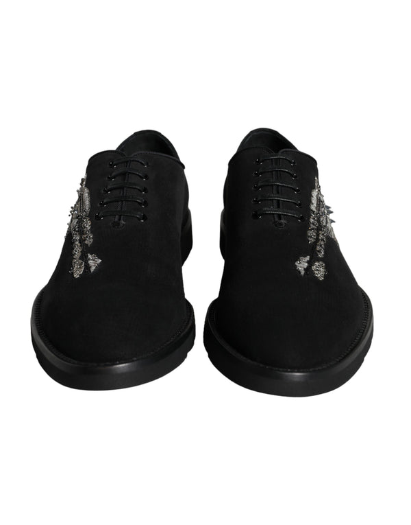 Dolce & Gabbana 100% Goatskin Leather oxford in black