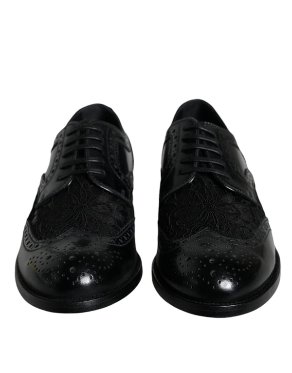 Dolce & Gabbana 41% Calf Leather dress shoe in black
