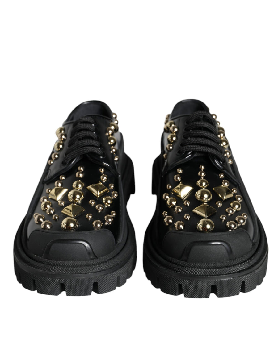 Dolce & Gabbana 100% Leather derby shoe in black