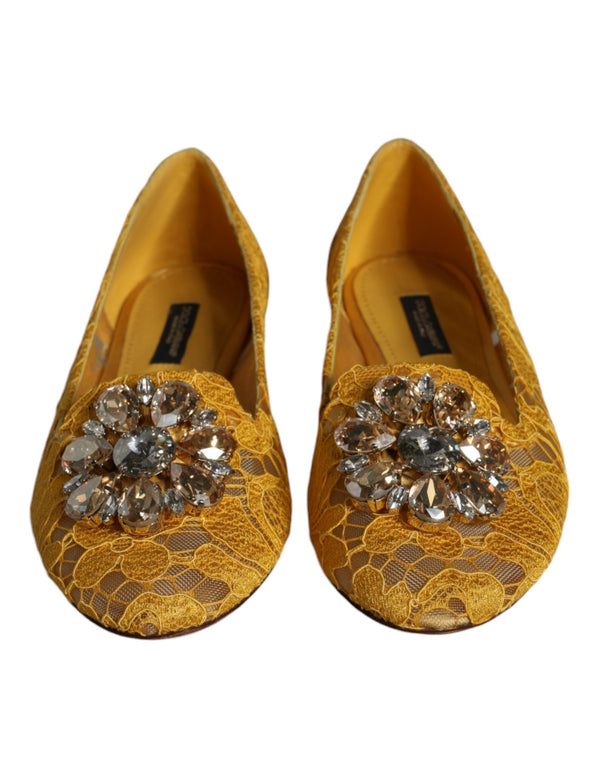 Dolce & Gabbana 56% Viscose flat in yellow