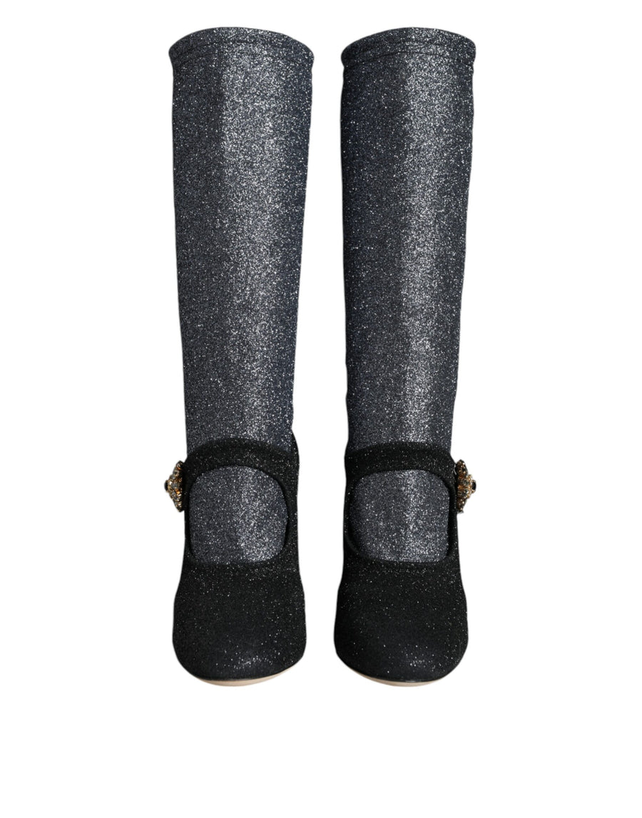 Dolce & Gabbana 80% Nylon boot in black