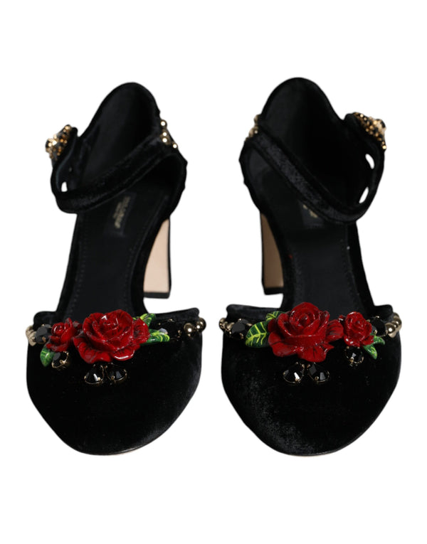 Dolce & Gabbana 78% Viscose pump in black