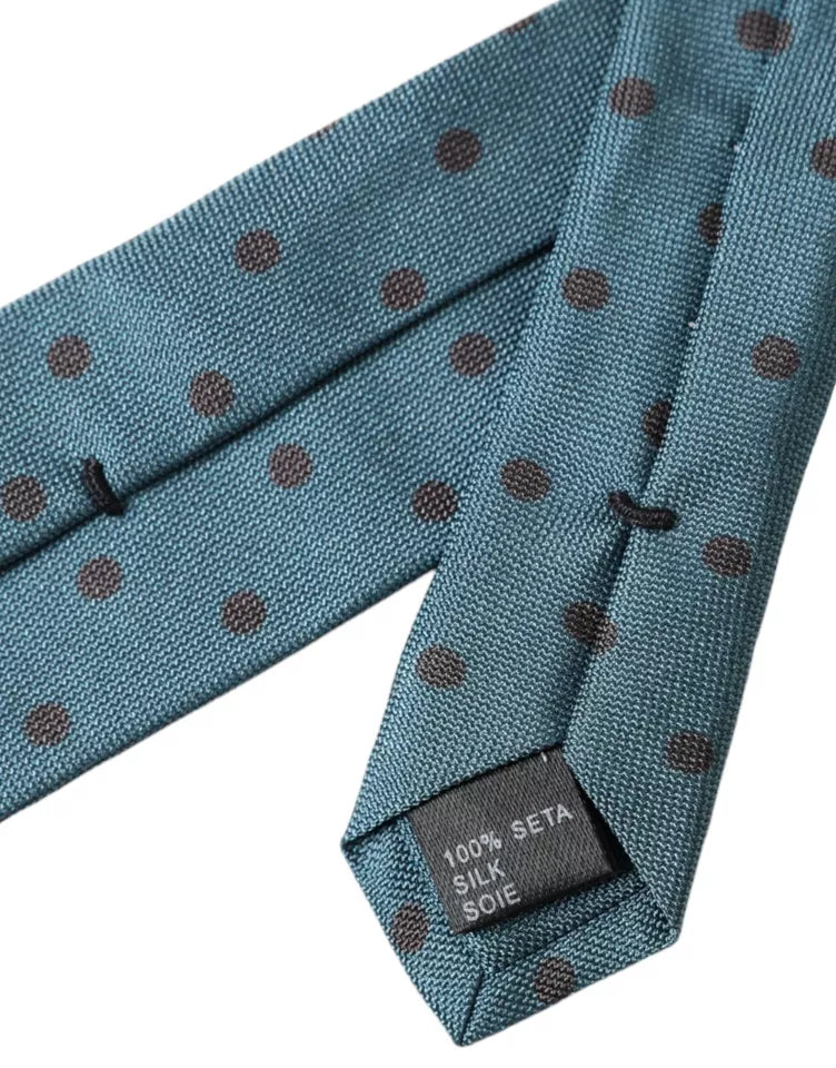 Dolce & Gabbana 100% Silk necktie in green