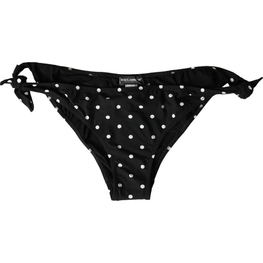 Dolce & Gabbana 75% Nylon 25% Elastane bikini bottom in black
