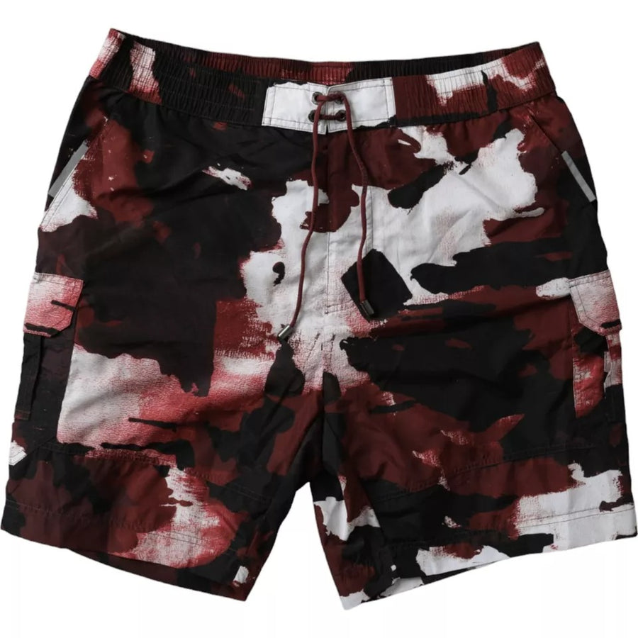 Dolce & Gabbana 100% Polyester; Lining: 85% Nylon 15% Elastane swim shorts in multicolor
