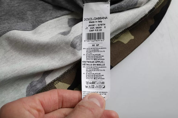 Dolce & Gabbana 95% Cotton t-shirt in multicolor