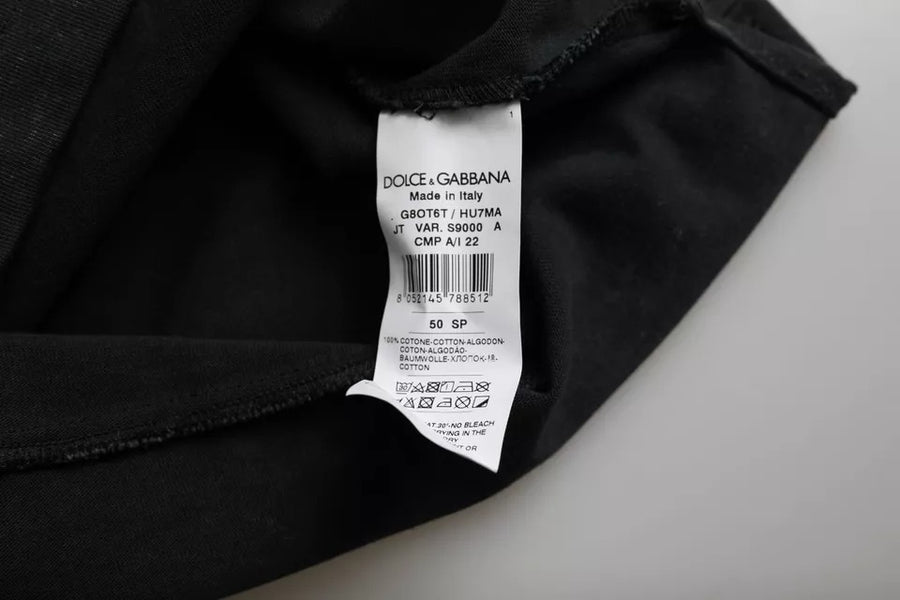 Dolce & Gabbana 100% Cotton t-shirt in black