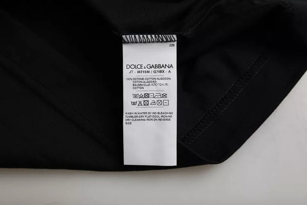 Dolce & Gabbana 100% Cotton t-shirt in black