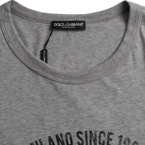 Dolce & Gabbana 100% Cotton t-shirt in gray