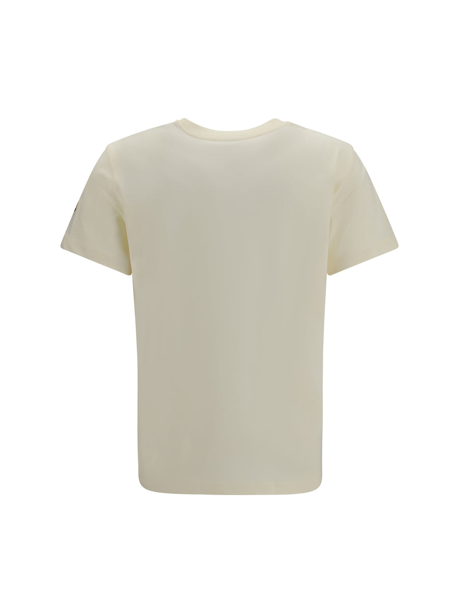 T-Shirt Cotton Tone-On-Tone Logo White T-shirts & Jerseys