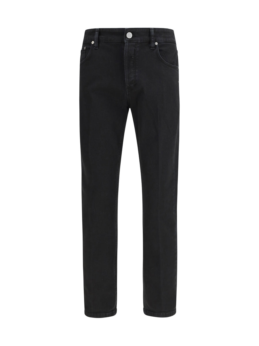 Denim Pants Reggae Black Cotton Jean