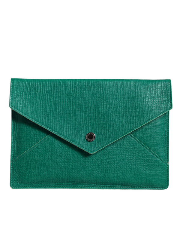 Dolce & Gabbana 100% Leather clutch in green