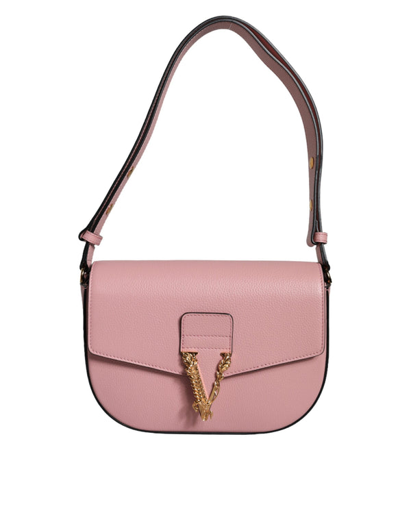 Versace 100% calf leather (VL) shoulder bag in pink