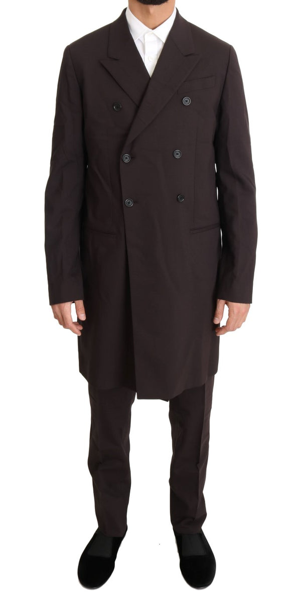 Dolce & Gabbana 97% Wool suit in bordeaux