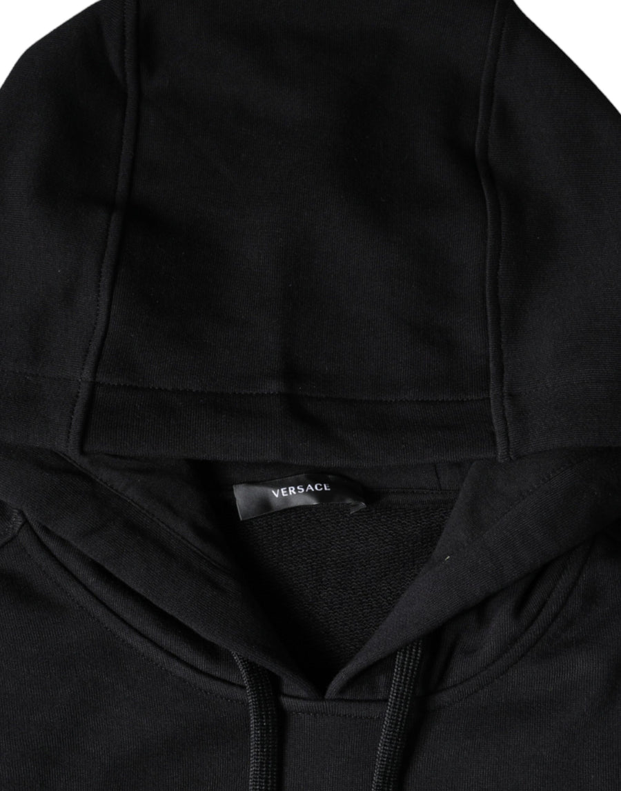 Versace 100% Cotton hoodie in black