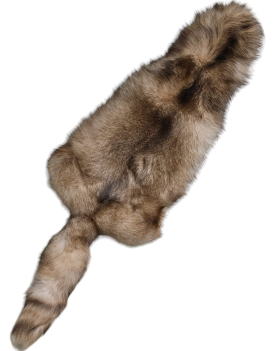 Dolce & Gabbana 100% Frost Fox scarf in brown