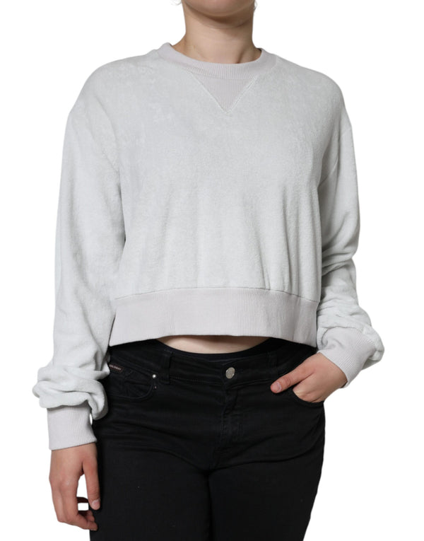 Dolce & Gabbana 80% Nylon sweatshirt in white