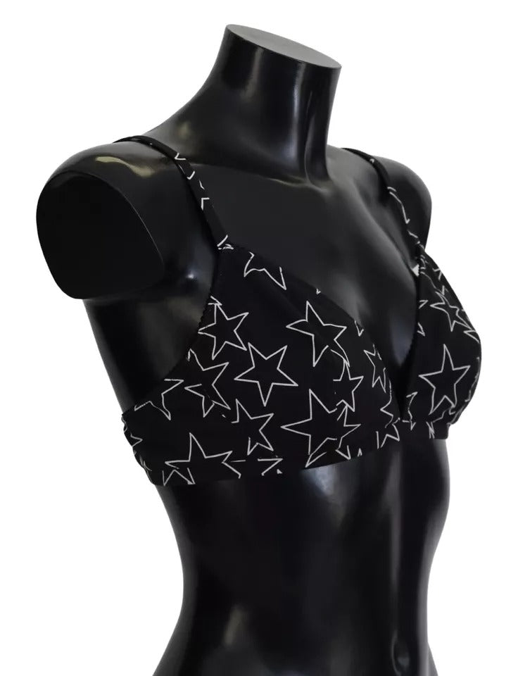 Dolce & Gabbana 100% Cotton bra top in black