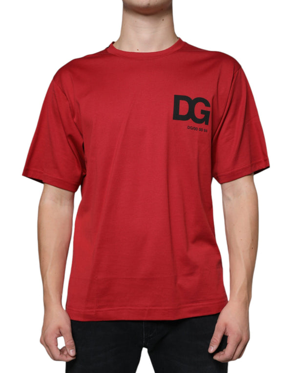 Dolce & Gabbana 100% Cotton t-shirt in red