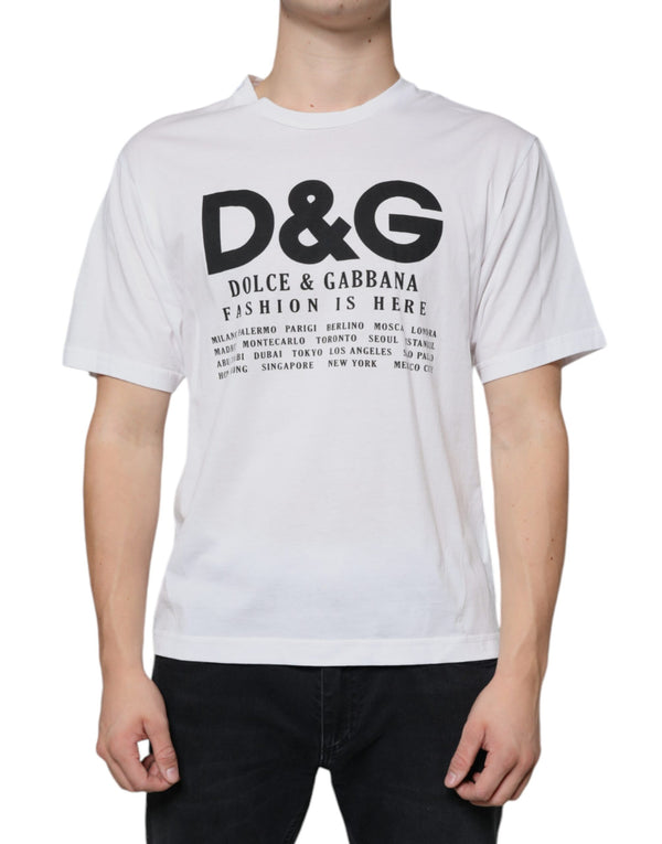 Dolce & Gabbana 100% Cotton t-shirt in white