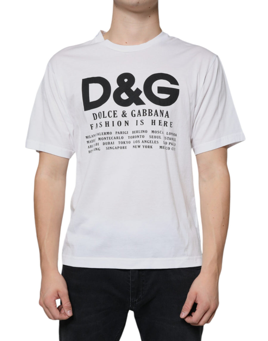 Dolce & Gabbana 100% Cotton t-shirt in white