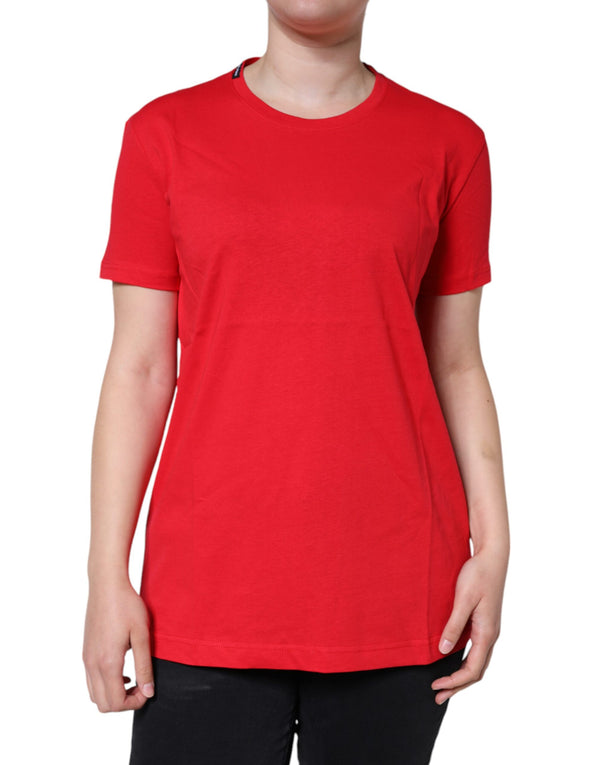 Dolce & Gabbana 100% Cotton t-shirt in red