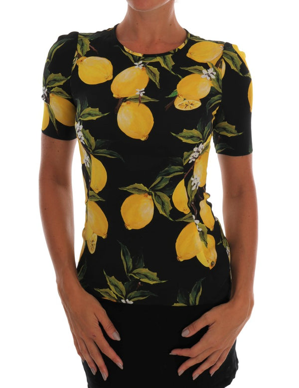Dolce & Gabbana 94% Silk blouse in black