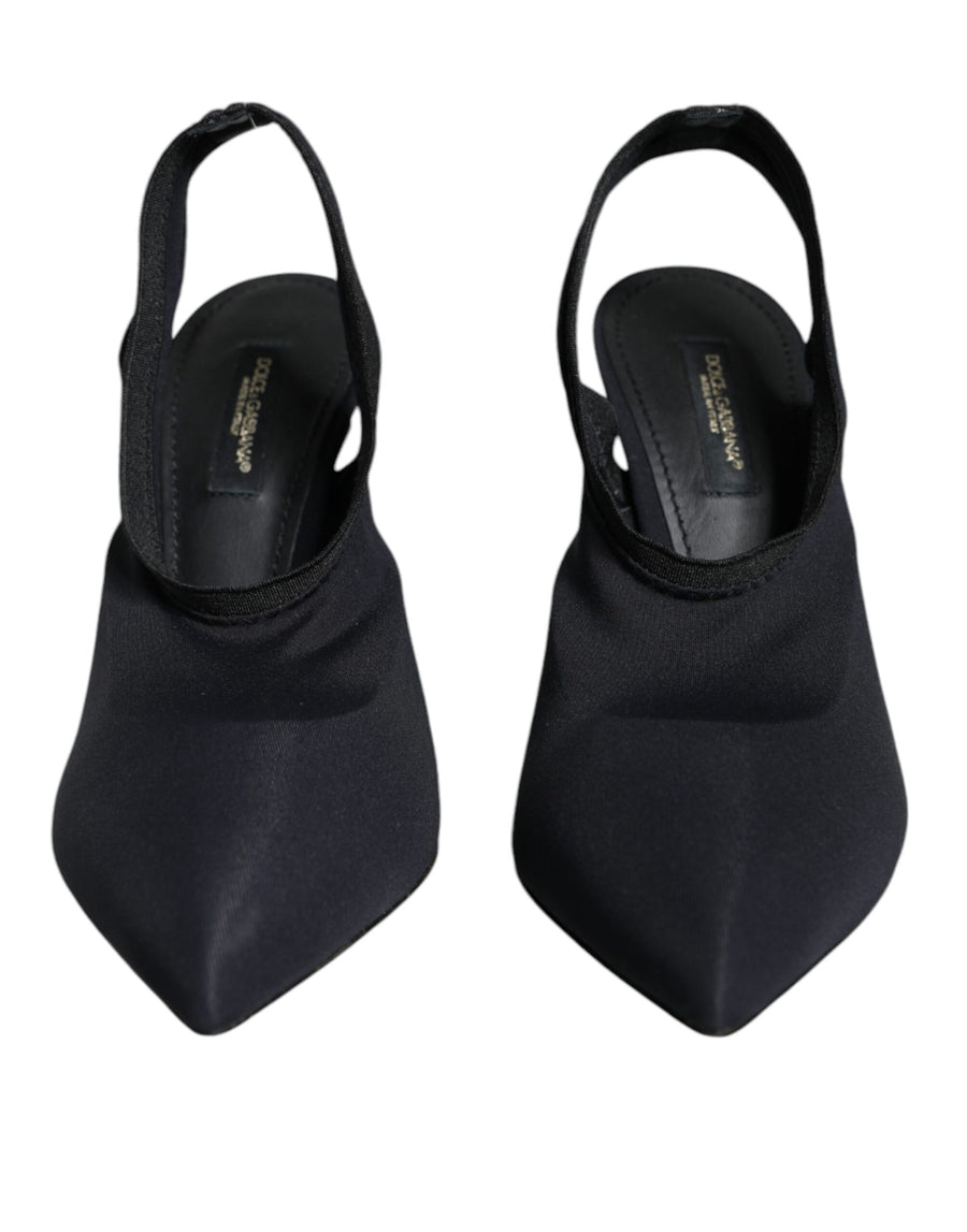 Dolce & Gabbana 65% Nylon heel in black